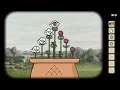 Servant of the Lake’s garden flower pot, with the pyramid of flowers above its planter, in a small walkthrough preview.