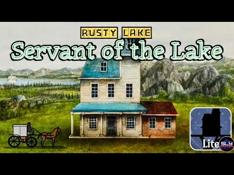 Servant of the Lake Lite recording cover, showing the estate, carriage and Lite icon.